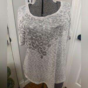 Women’s Chicos Leopard Terrain Hailie Tunic Top size 3/Large